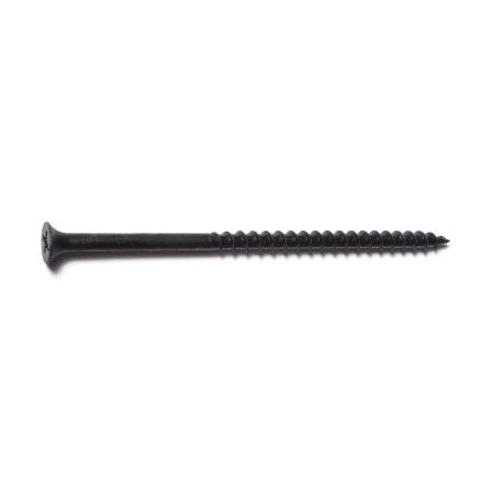 Buildright Drywall Screw, #10 x 4 in, Steel, Flat Head Phillips Drive, 48 PK 50947